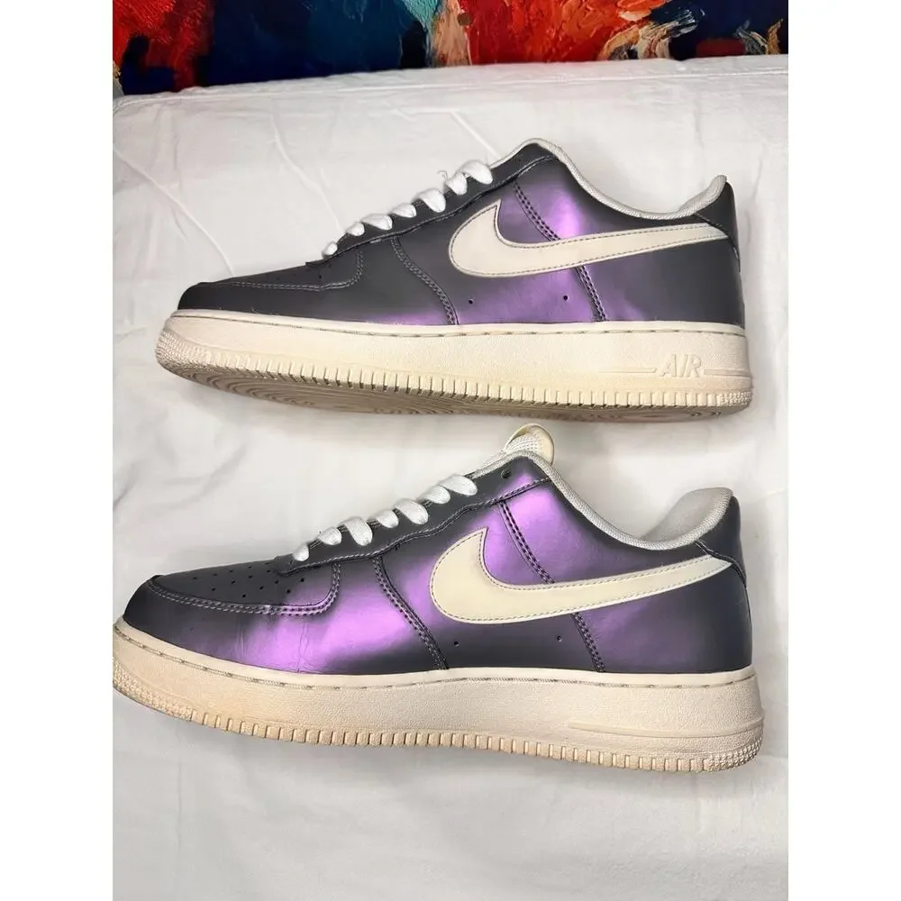 No.47 Nike Air Force 1 '07 LV8 Low 'Iced Lilac' Iridescent Sneakers